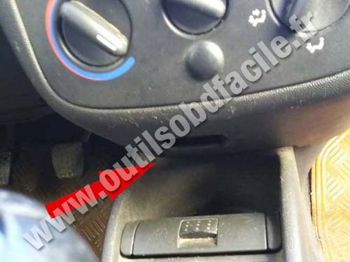 Opel Combo B Console centrale