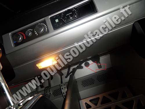 Opel Speedster console centrale