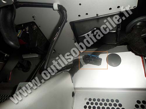 Opel Speedster connecteur OBD