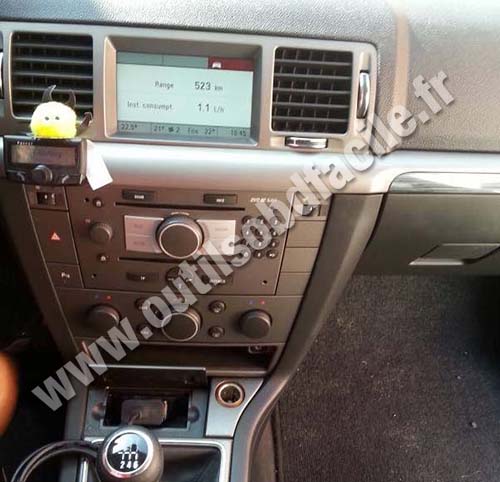 Opel Vectra C console centrale