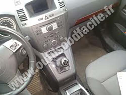 Opel Zafira B console centrale