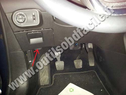 Opel Zafira C pédalier