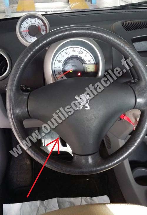 Peugeot 107 Tableau  de bord