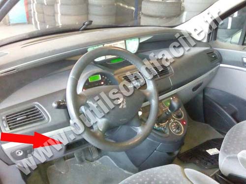Peugeot 807 Tableau de bord