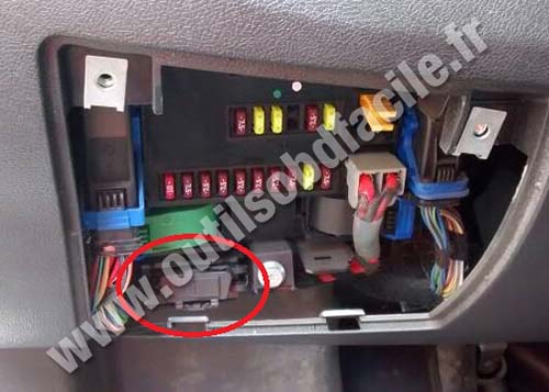 Peugeot Boxer prise diag OBD