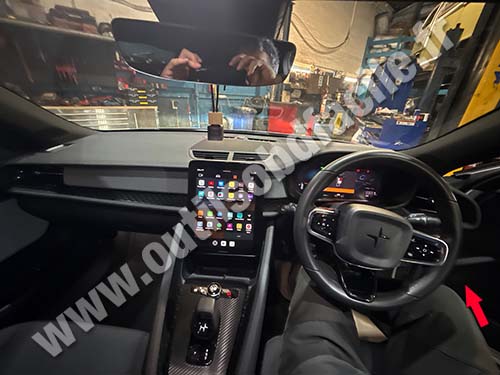 Polestar 2 RHD - Tableau de bord