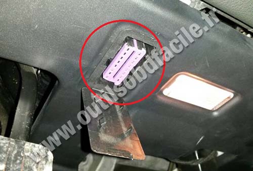 Porsche Cayenne - Prise OBD2