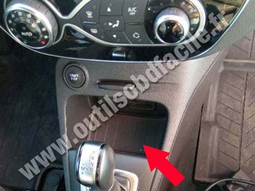 Renault Captur - Vide poche
