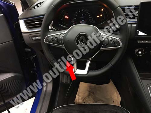 Renault Captur - Pédalier