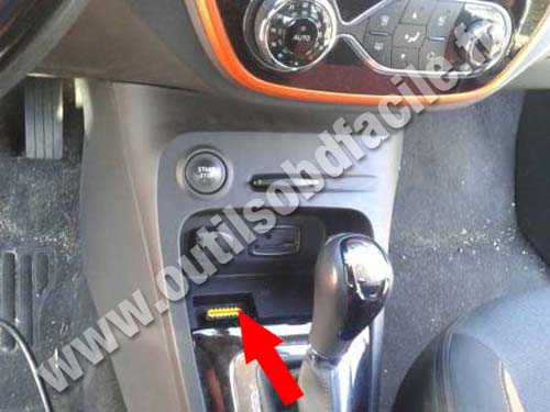 Renault Captur - Console centrale
