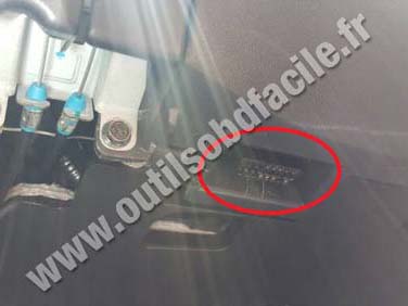 Renault Koleos 1 prise OBD