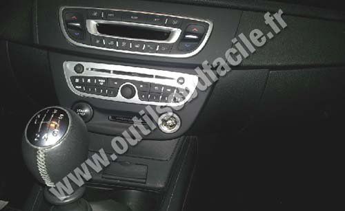 Renault Scenic 3 console centrale