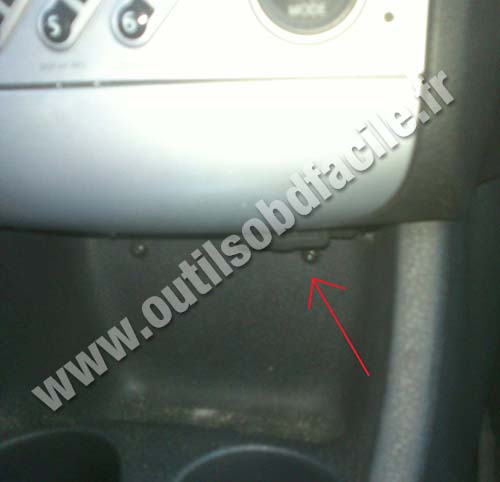 Renault modus phase 1 console centrale
