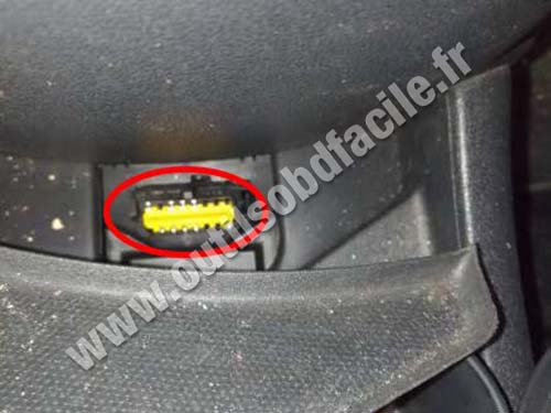 Renault Scenic 3 - Prise OBD