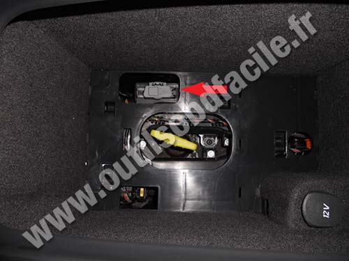 Renault Vel Satis connecteur OBD