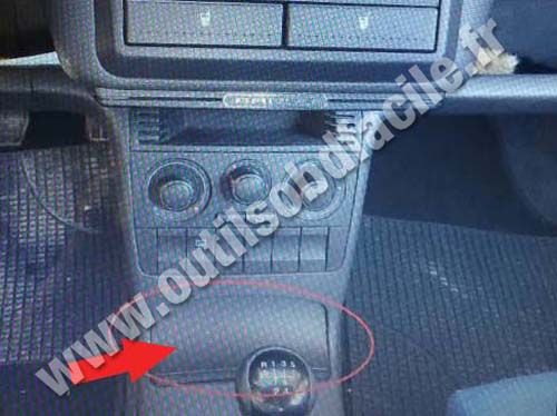 Seat Arosa - Console centrale