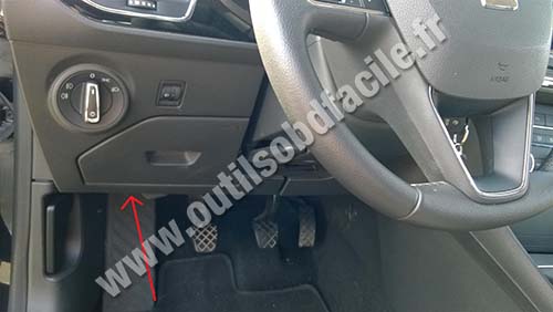 Seat Leon au dessus du pédalier