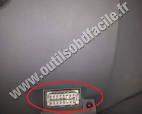 Toyota Aygo prise OBD II