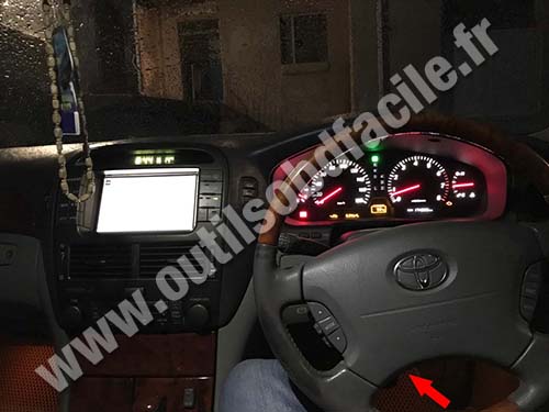 Toyota Celsior - Tableau de bord
