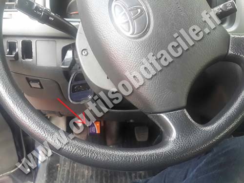 Toyota HiAce connecteur OBD2
