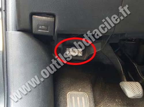 Toyota Rav4 Connecteur OBD