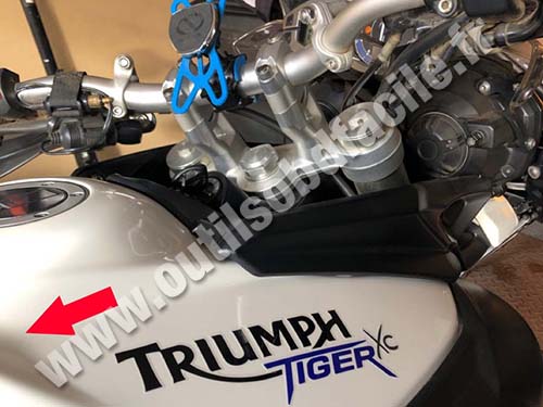Triumph 800 Tiger - Vue d