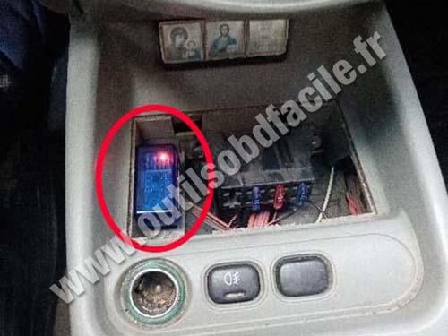 Vaz 2118 - Prise OBD II
