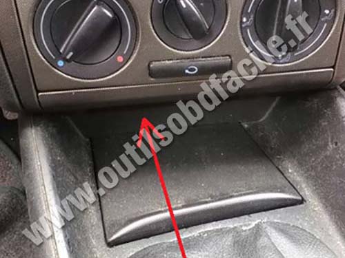 Volkswagen Bora console centrale
