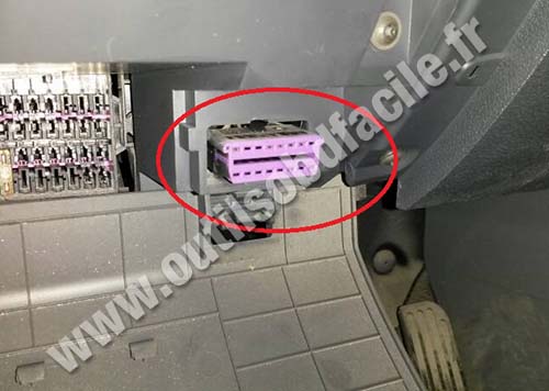 Volkswagen Caddy prise OBD2