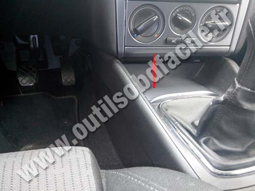 Volkswagen Golf IV console centrale