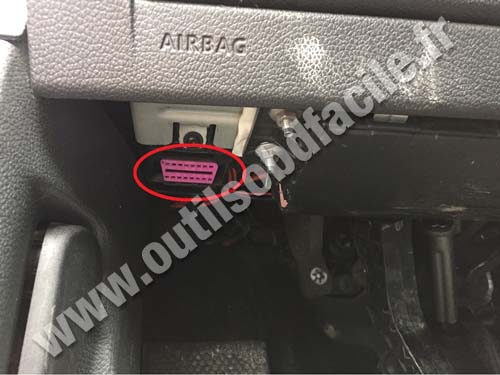 Vokswagen Golf VI prise OBD2