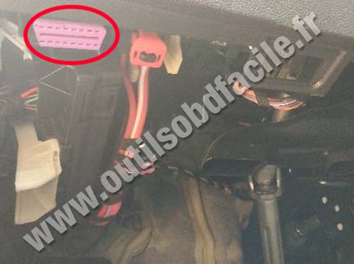 Volkswagen Gold VIII -  Prise OBD 