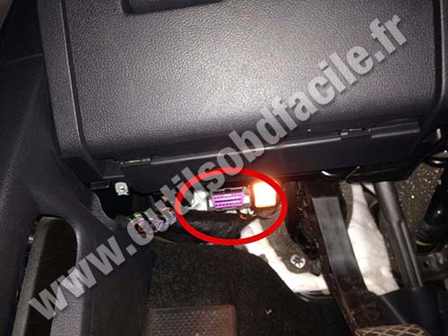 Volkswagen Tiguan Connecteur OBD