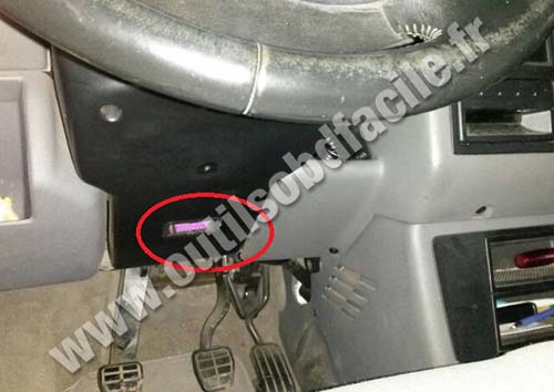 Volkswagen Transporter T4 prise OBD