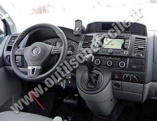 Volkswagen Transporter T5 tableau de bord