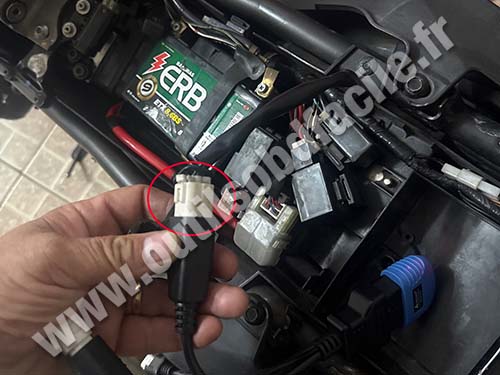 Yamaha MT09 - Prise OBD