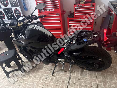 Yamaha MT09 - Siège conducteur