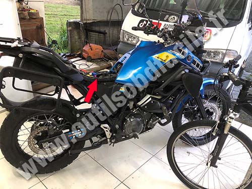 Yamaha XT 660 Z Ténéré - Avant de la moto