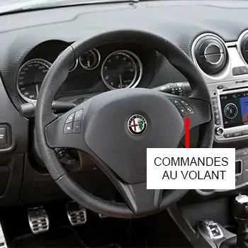 Commandes au volant Alfa Roméo Mito