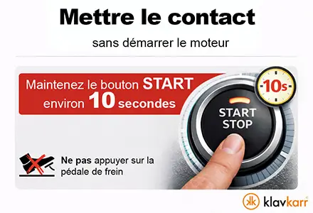 Mettre le contact