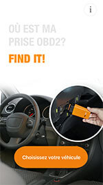 Application mobile Où est ma prise OBD2? Find it!