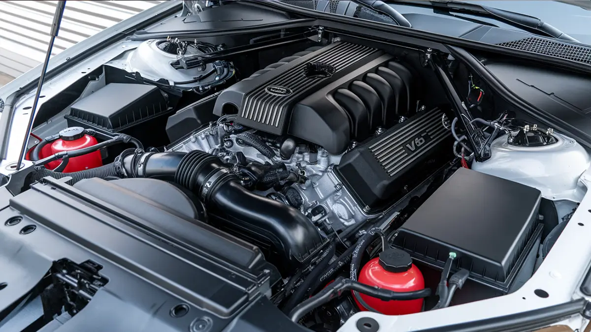 La position des pièces moteur