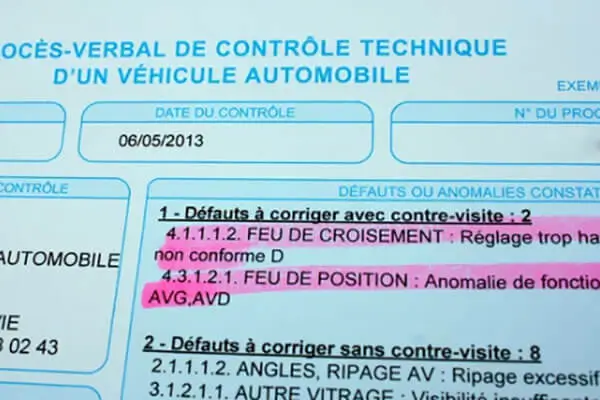 PV controle technique