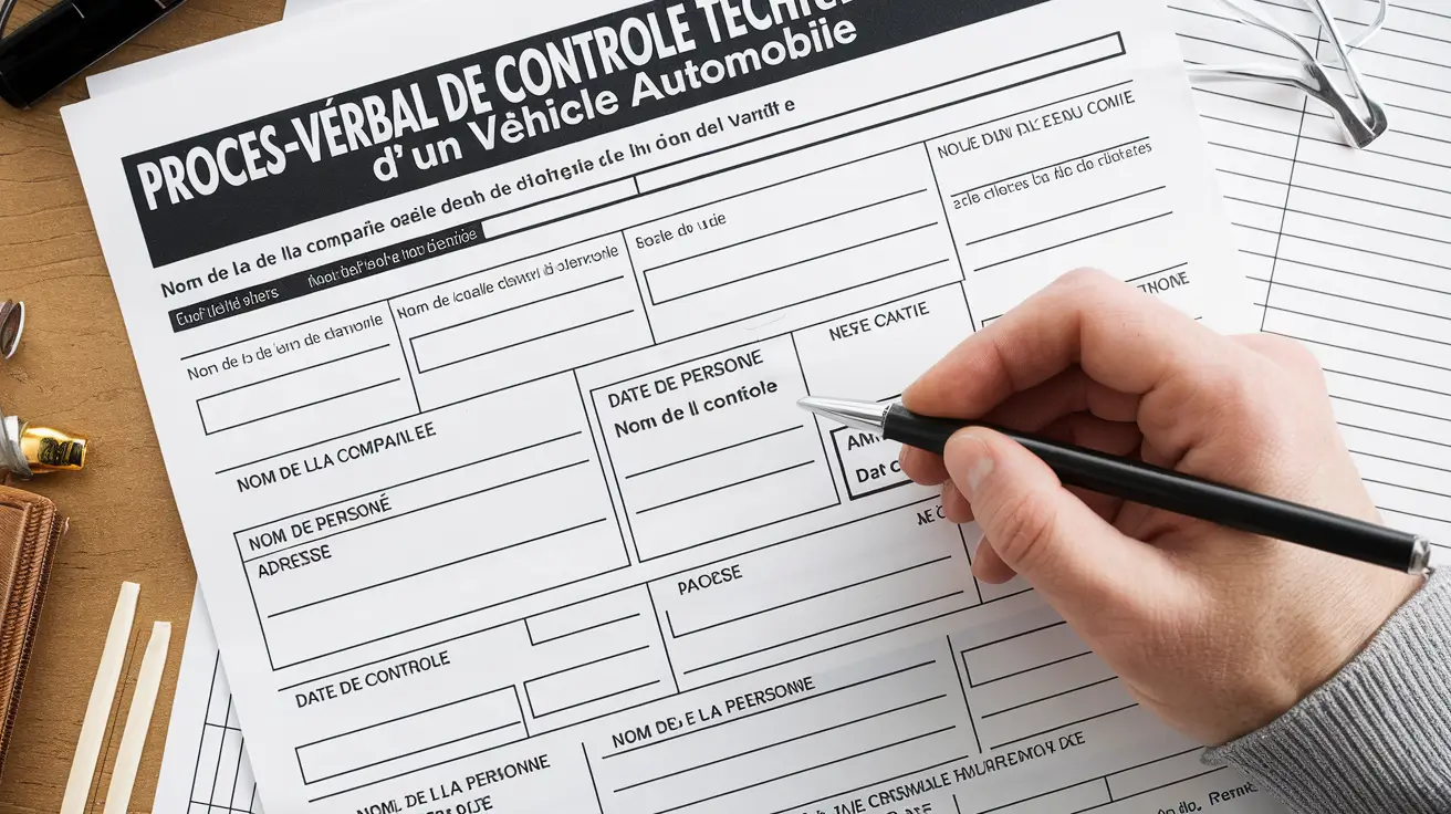Le procès verbal du contrôle technique
