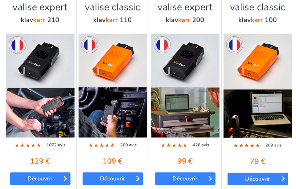 Valise diagnostic Volkswagen nos outils pour votre voiture VW
