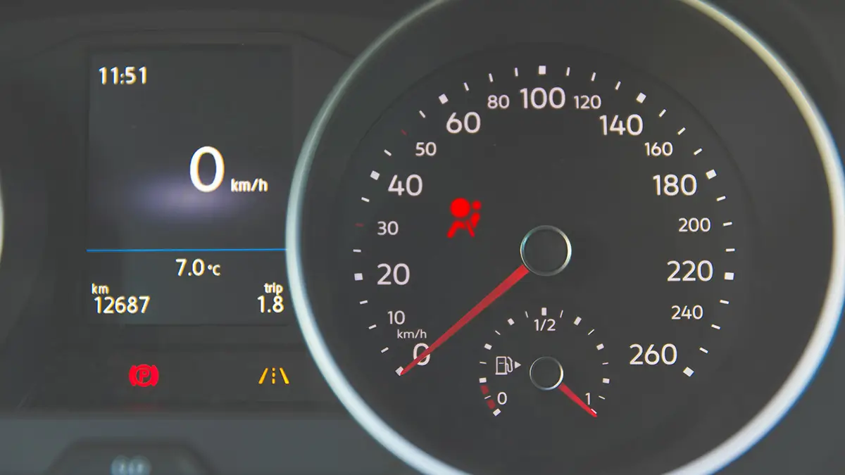 Voyant airbag allumé