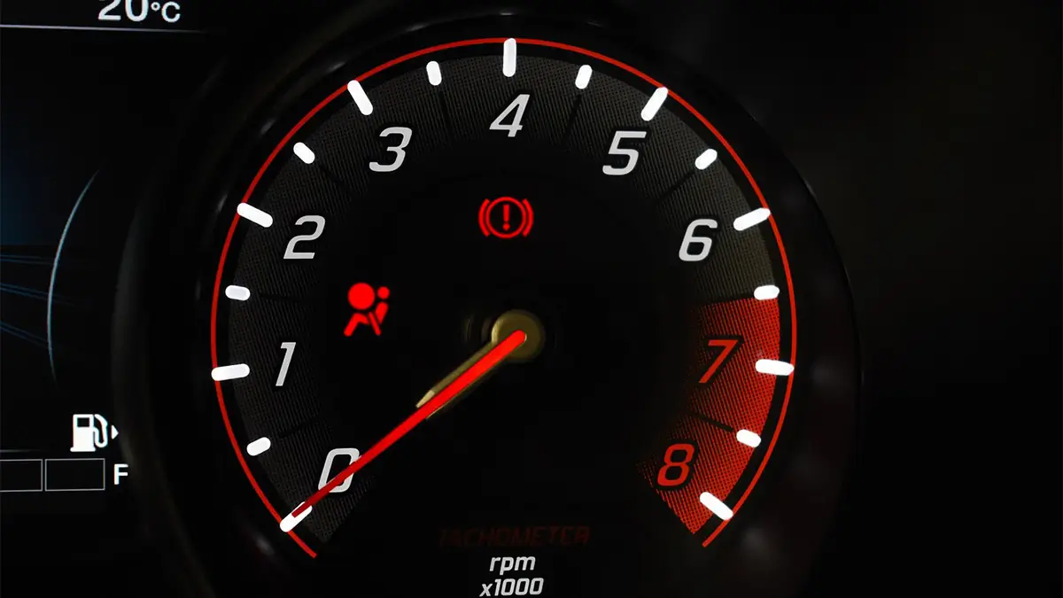 Voyant airbag orange