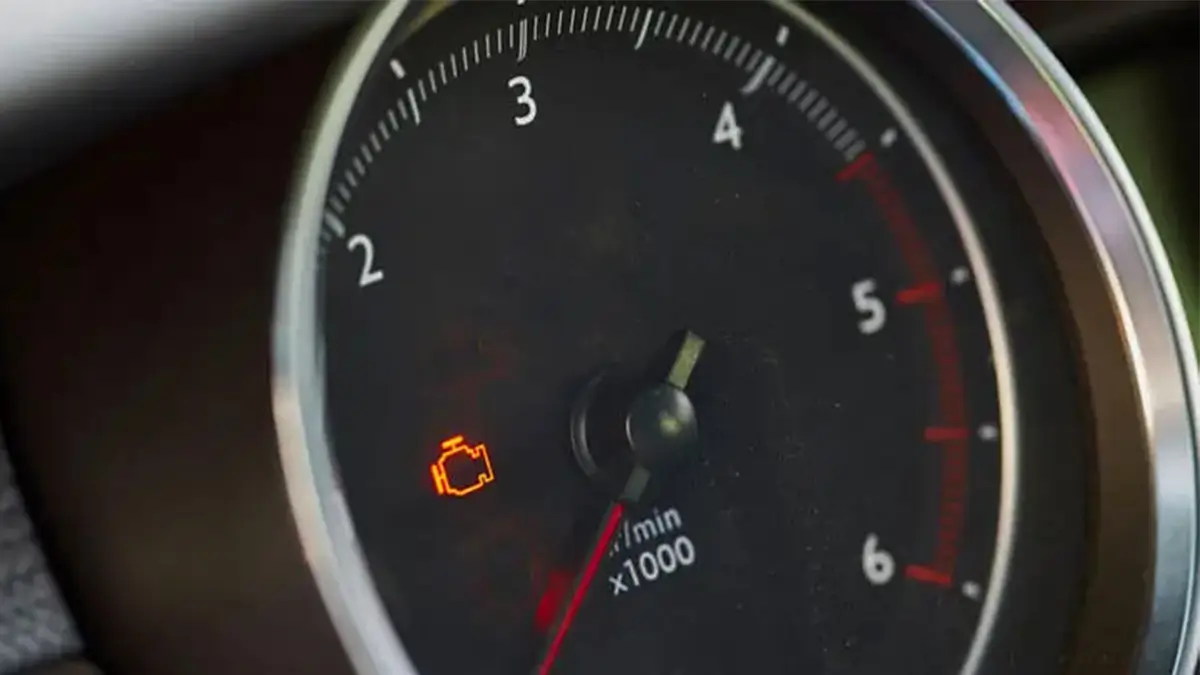 Voyant moteur orange