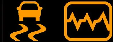 voyant zigzag orange dacia et voyant ESP